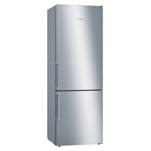 BOSCH KGE49EICP Frigorifero con congelatore a libera installazione, Inox, LowFrost, A+++, 413 lt