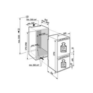 LIEBHERR  ICBNdi 5123 Plus FRIGO-CONGELATORE COMBINATO DA INCASSO NO FROST con BIOFRESH 178 cm Porta Autoportante classe D GARANZIA ITALIA RICHIEDI UN PREVENTIVO