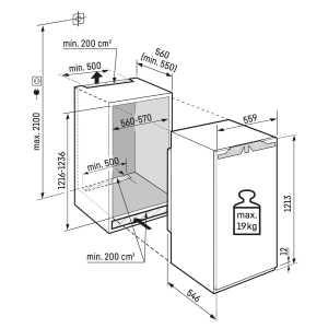 LIEBHERR  IRBci 4150 Prime FRIGORIFERO MONOPORTA DA INCASSO con BIOFRESH 122 cm Porta Autoportante classe C GARANZIA ITALIA RICHIEDI UN PREVENTIVO