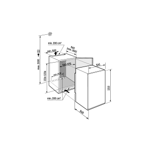 LIEBHERR  IRBSd 4120  Plus FRIGORIFERO MONOPORTA DA INCASSO con BIOFRESH 122 cm Porta a Traino classe D GARANZIA ITALIA RICHIEDI UN PREVENTIVO