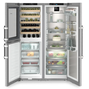 LIEBHERR  XRCst 5295  Peak COMBINAZIONE SIDE BY SIDE COMPOSTA DA FRIGORIFERO con BIOFRESH SRBstc 529i + CONGELATORE E CANTINETTA VINI SWNstd 529i Total Inox classe C / D GARANZIA ITALIA RICHIEDI UN PREVENTIVO
