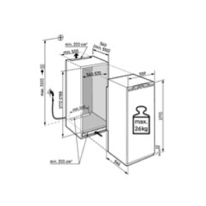 LIEBHERR IRBci 5180 Peak FRIGORIFERO MONOPORTA DA INCASSO con BIOFRESH 178 cm GARANZIA ITALIA RICHIEDI UN PREVENTIVO