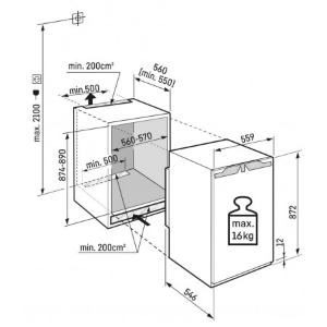 LIEBHERR IRc 3920  Plus FRIGORIFERO MONOPORTA DA INCASSO 88 cm GARANZIA ITALIA RICHIEDI UN PREVENTIVO